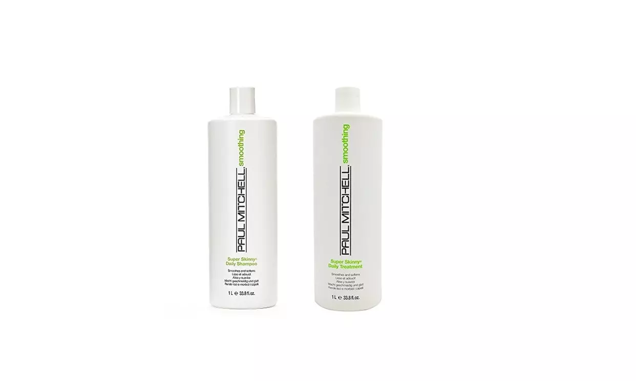 Paul Mitchell Super Skinny Shampoo & Treatment (Conditioner), 33.8oz DUO - Primary Image