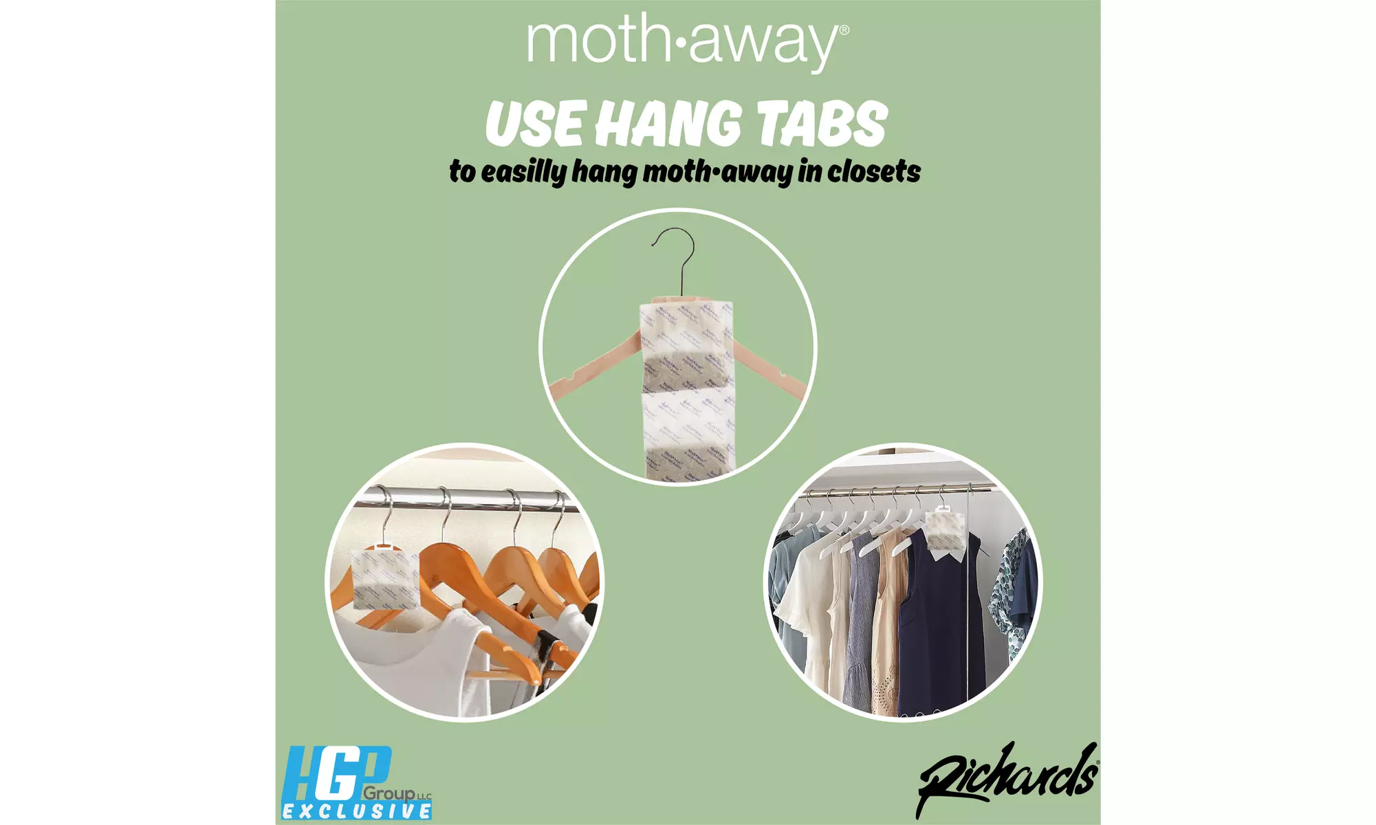Moth Away All Natural Herbal Moth Repellent Sachets (Standard or Jumbo Sized)