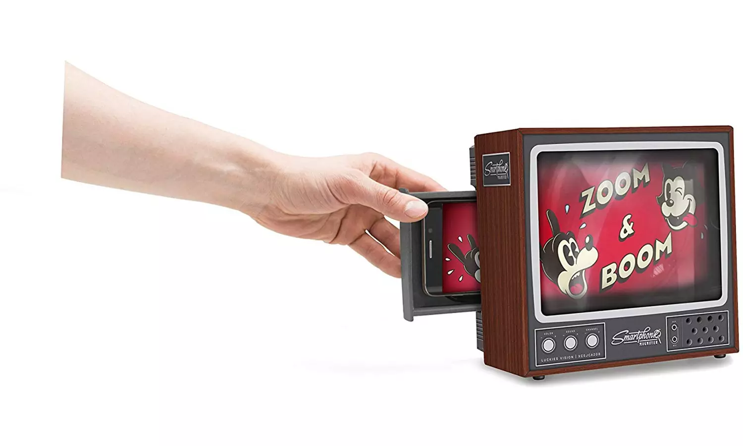 Phone Screen Magnifier Retro Style 8-Inch TV Cell Phone Magnifier - Primary Image