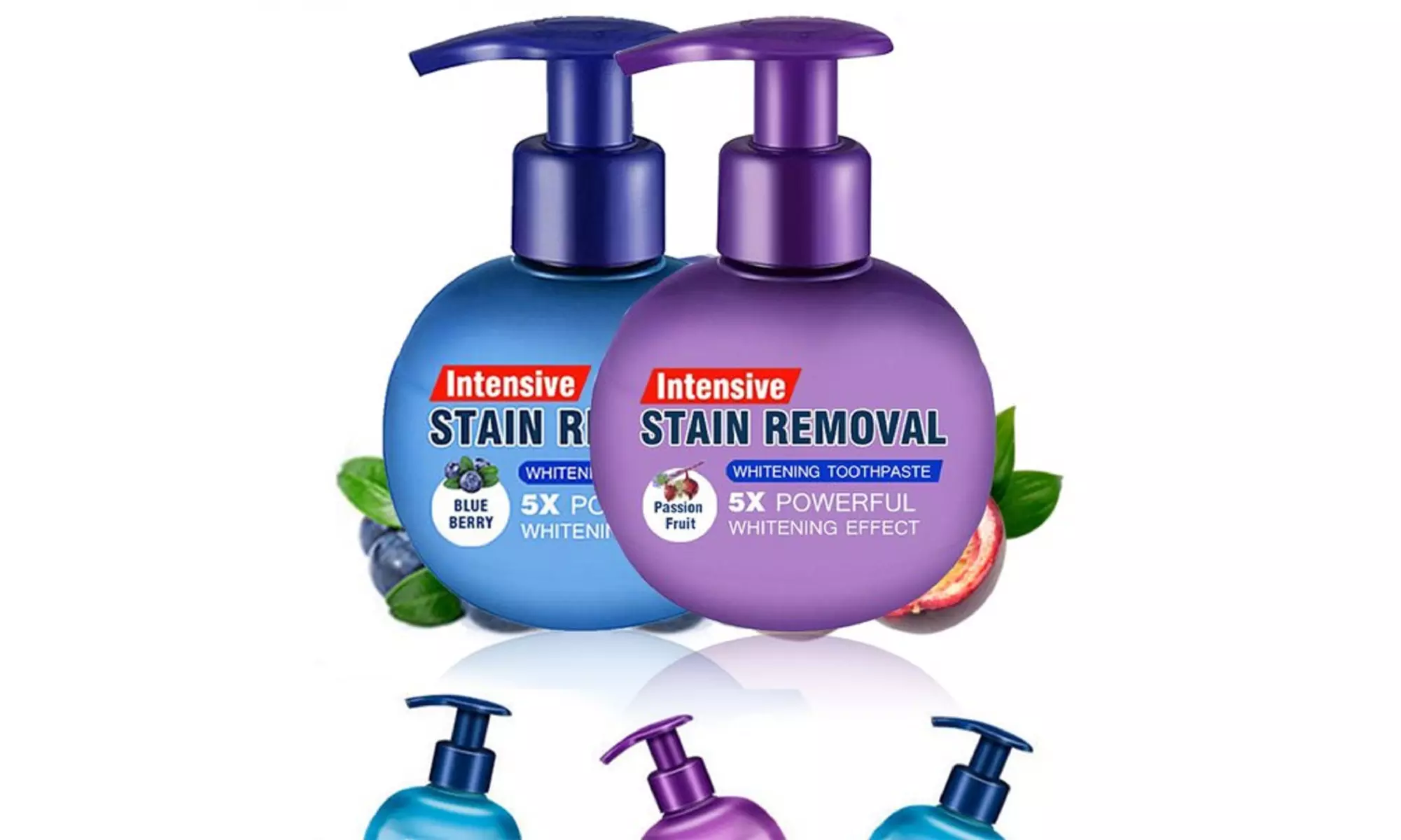 Baking Soda Whitening Toothpaste Intensive Stain Remover Fluoride Free  - Primary Image