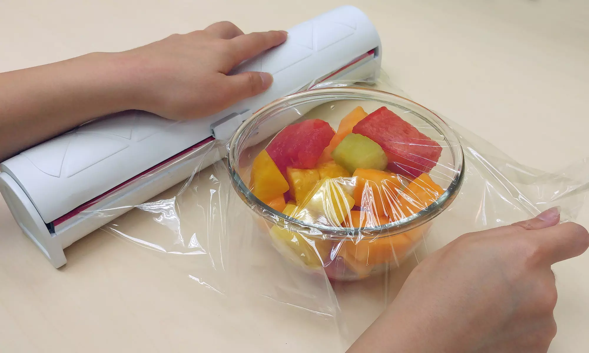 Plastic Wrap & Aluminum Foil Dispenser with Hidden Blade Press Cutter - Second Medium