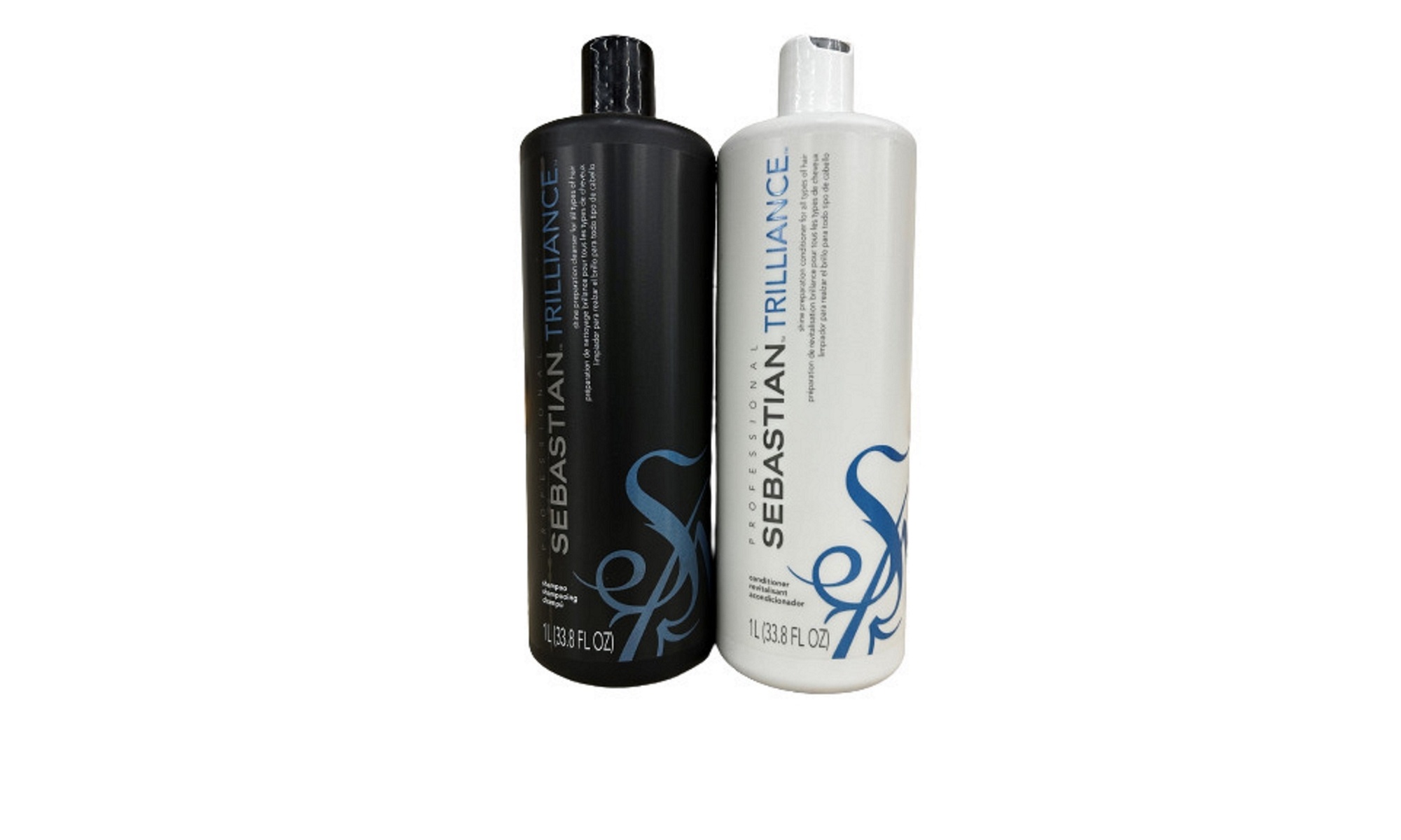 SEBASTIAN Trilliance Shampoo 33.8 Oz & Conditioner 33.8 Oz Liter Size Duo Set