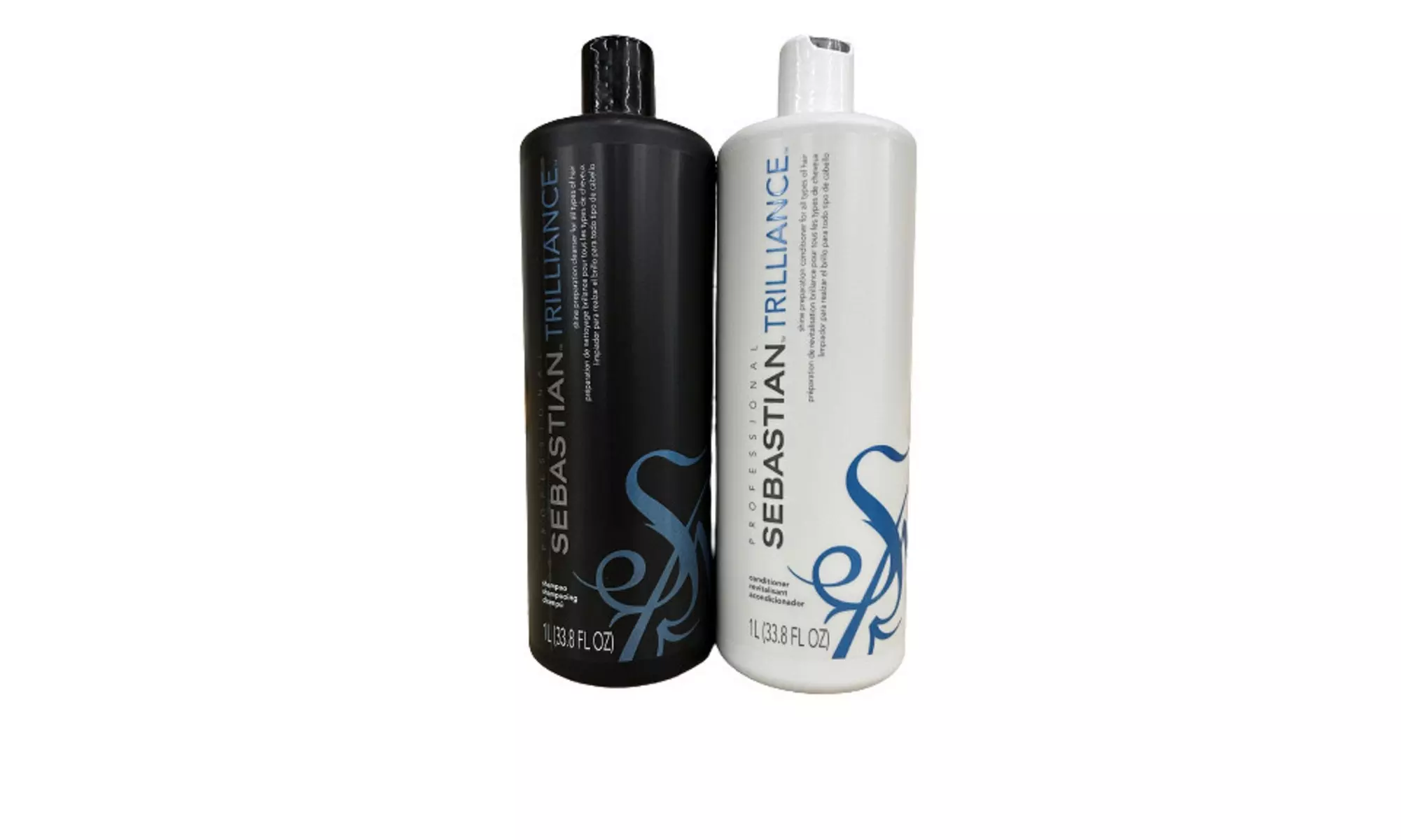 SEBASTIAN Trilliance Shampoo 33.8 Oz & Conditioner 33.8 Oz Liter Size Duo Set - Primary Image