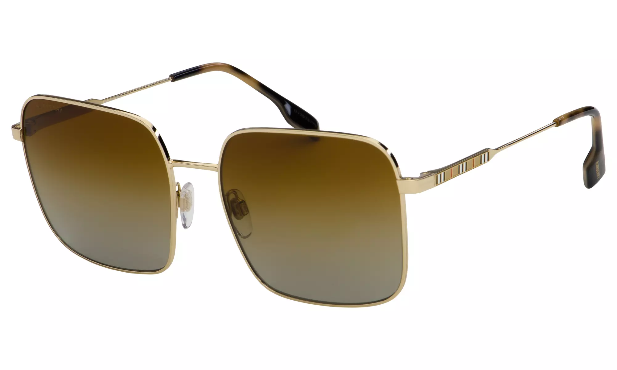 Burberry Jude Sunglasses BE 3119 1109T5 58 Gold  Brown Gradient Lens - Primary Image