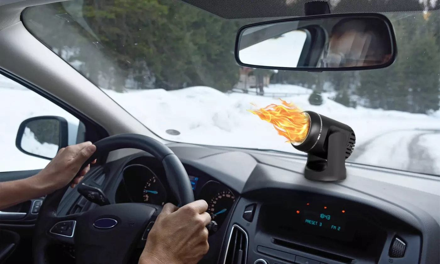 iMounTEK 2-in-1 Car Windshield Heater Defroster Defogger Demister & Cooling Fan