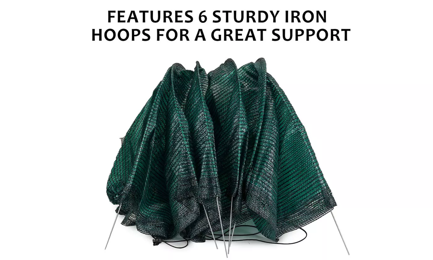 SixtyShadesofGrey Two-in-One Portable Greenhouse Tunnel Shade Net