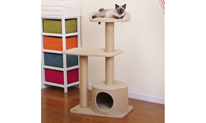 PetPals Eco-Friendly Jute Cat Trees | Groupon