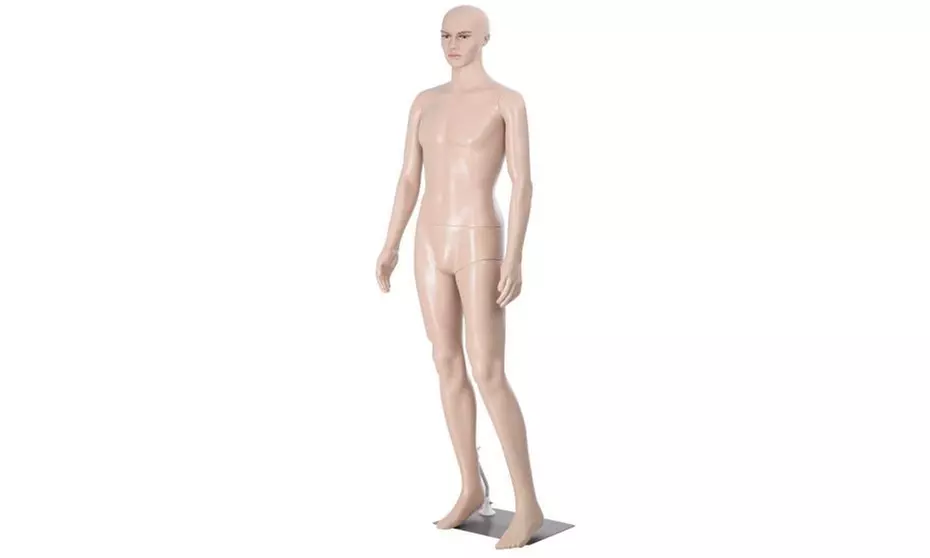 Costway Male Mannequin Plastic Realistic Display Dress Form - Primary Image