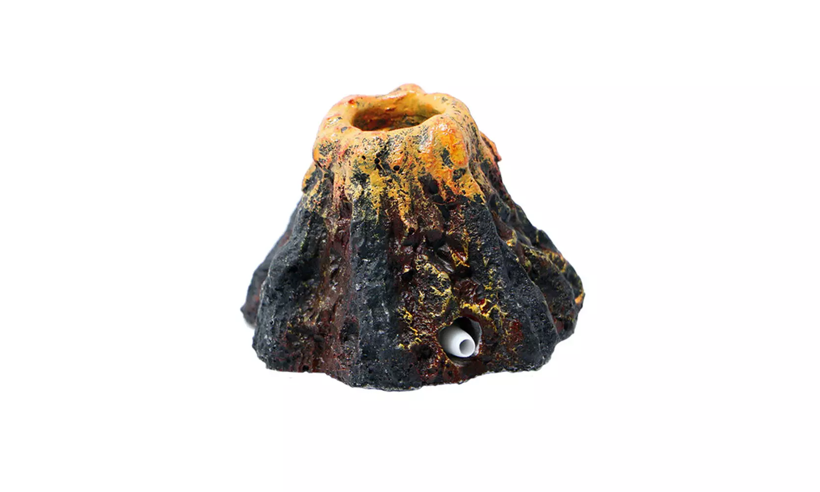 Aquarium Fish Tank Volcano Shape Bubbler Ornament Bubble Air Stone Prop Decors - Second Medium