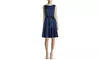TAHARI ARTHUR S. LEVINE Cap Sleeve Dress with Tie Waist