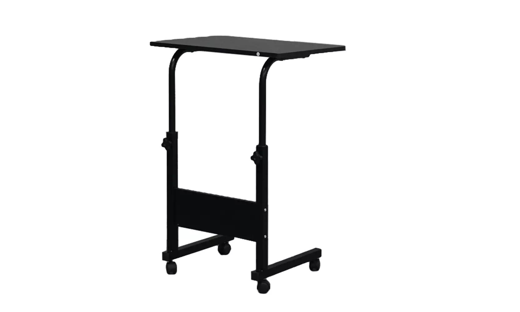 Computer Desk Adjustable Height Laptop Desk PC Stand with Wheels Casters - Primary Image