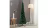 voberry 7.5ft Hinged Fir Pencil Artificial Christmas Tree with  Foldable Stand