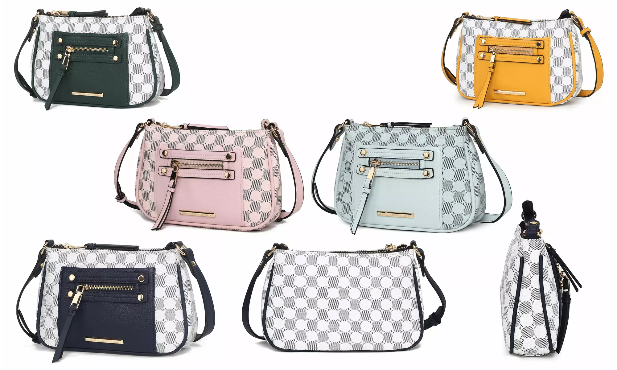 MKF Collection Essie Circular Print Vegan Leather Womens Crossbody by Mia K - Primary Image