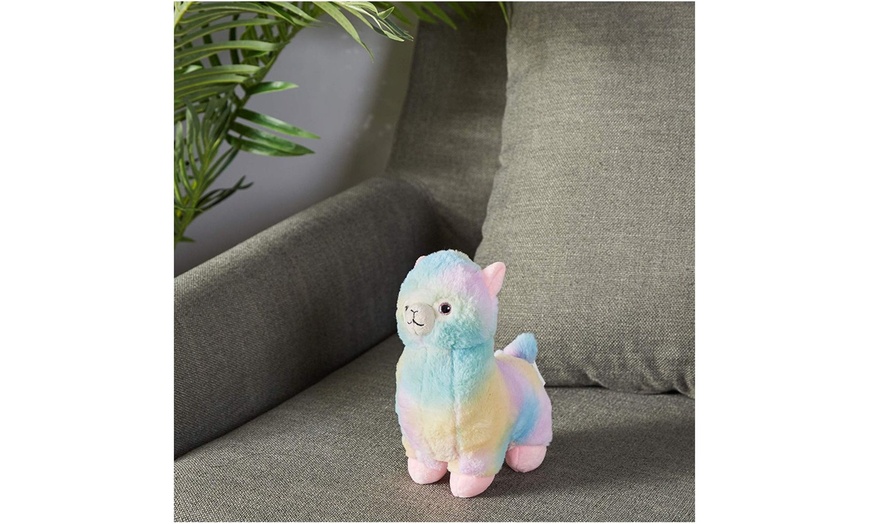 alpaca stuffed animal rainbow