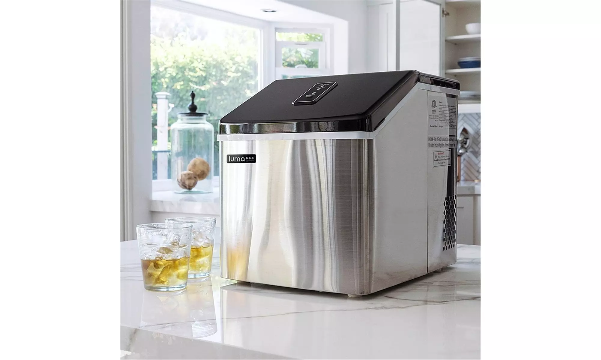 Luma Comfort Countertop Clear Ice Maker, Stainless (A Grade) - Second Medium
