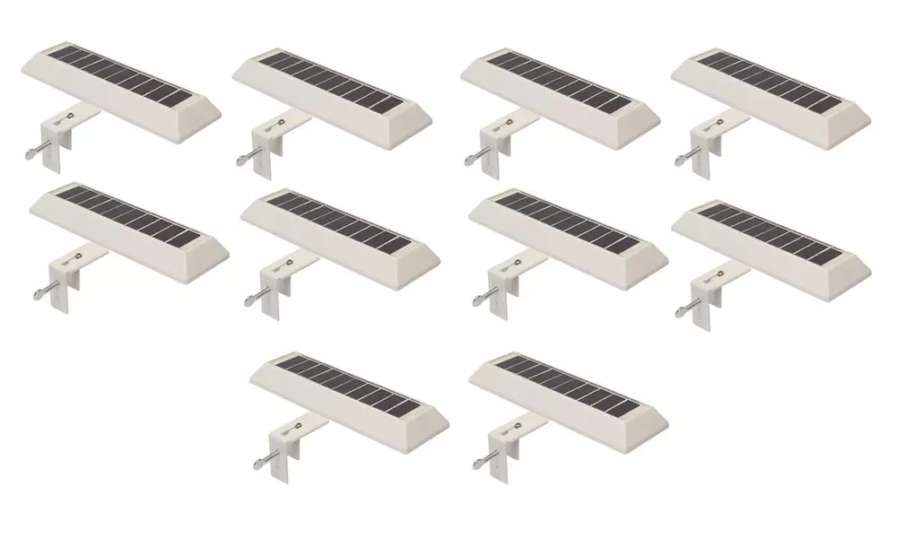 Nitebrite Solar Motion Detector Outdoor LED Lights (2, 4, or 10-Pack)