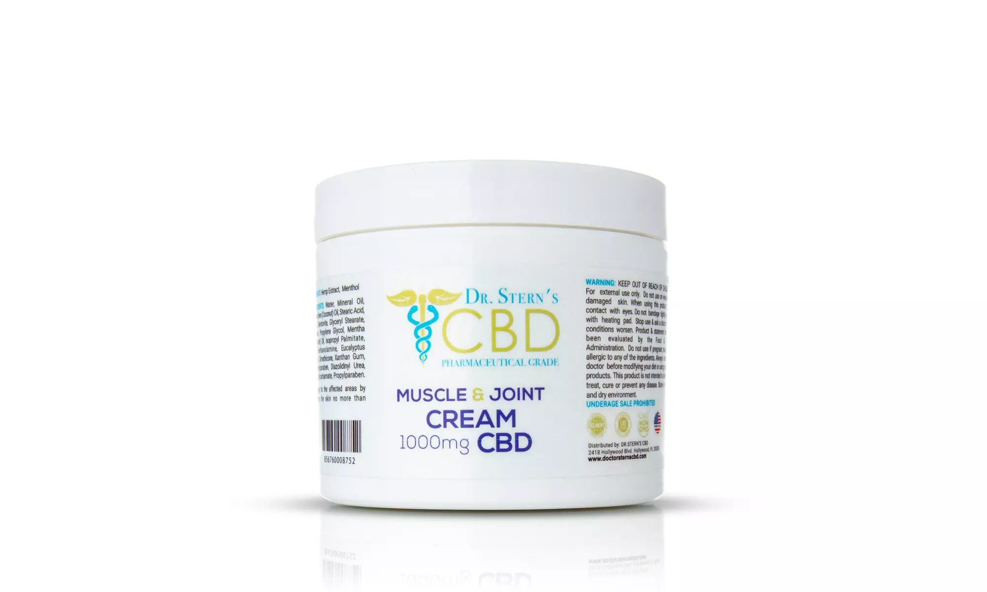 Pharmaceutical Grade CBD Muscle & Joint Pain Relief Creams (1000MG - 2000MG) - Second Medium