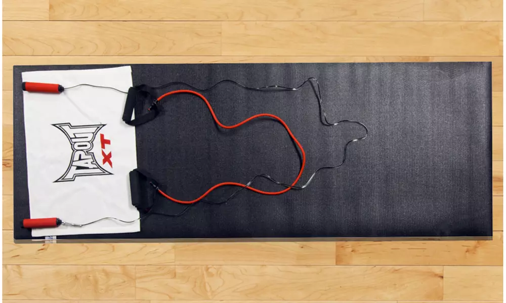 Tapout XT Workout Kit - Training Band, Heavy Duty Plyo Mat, Jump-rope, and Towel - Primary Image