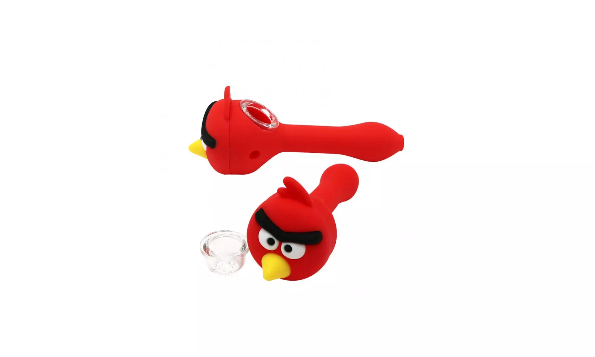 Angry Bird Silicone Handpipe
