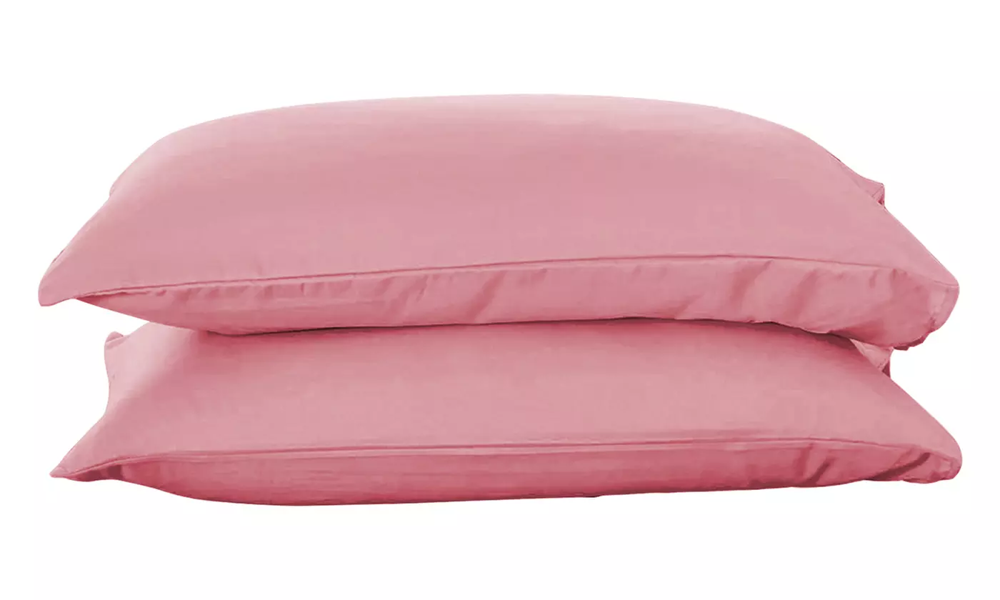 2 Pcs Ultra Soft Microfiber Pillowcases Set Standard or King Size