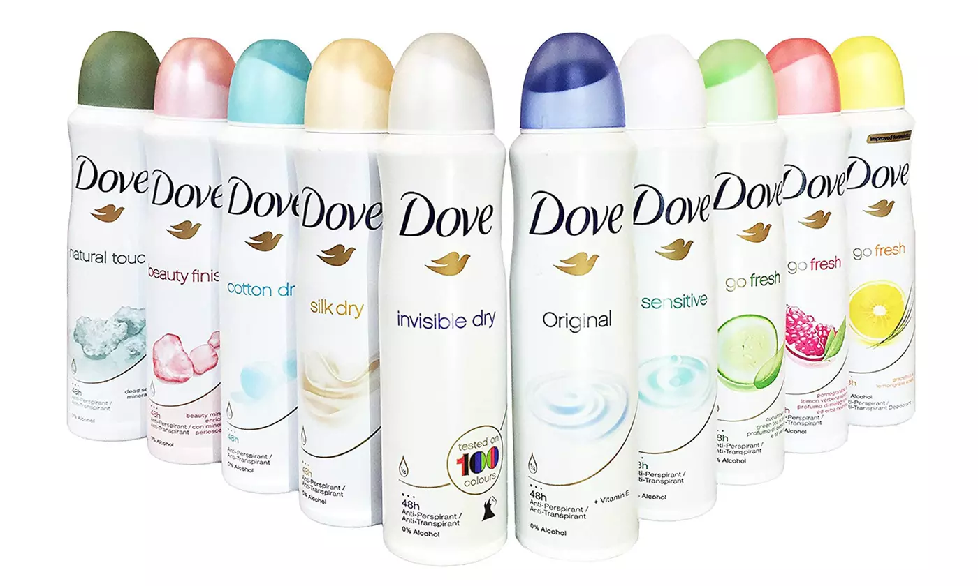 10-Pack Dove Antiperspirant Spray Deodorant For Women 150 ml - Primary Image