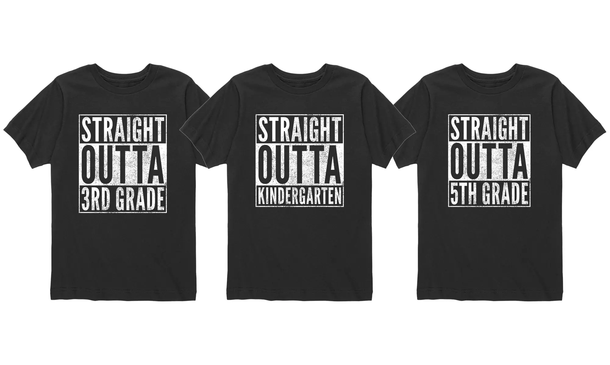 Youth's Straight Outta School K-5th Grade Tees - Primary Image