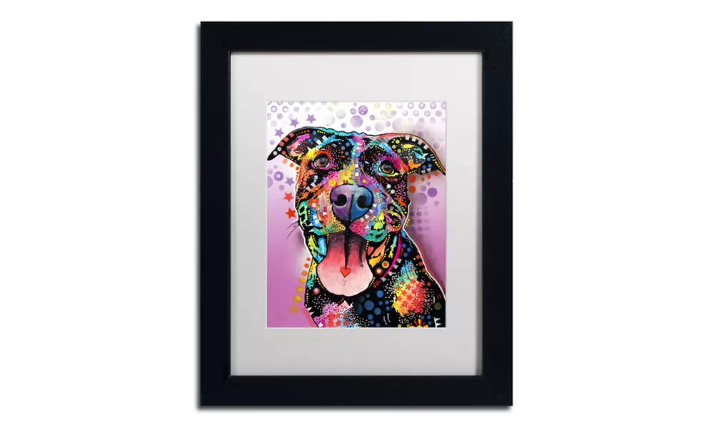 Dean Russo 'Ms Understood' Matted Black Framed Art - Primary Image