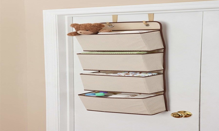 Up To 63 Off On Mesh Over Door Storage Organi Groupon Goods