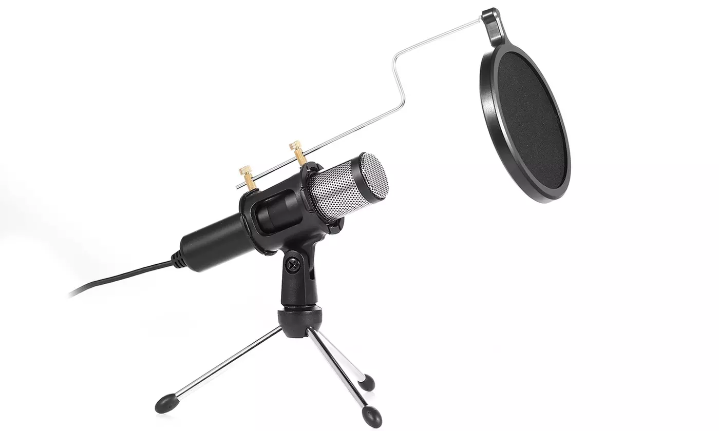 iMounTEK Condenser Microphone Studio Recording Cardioid Microphone with Tripod