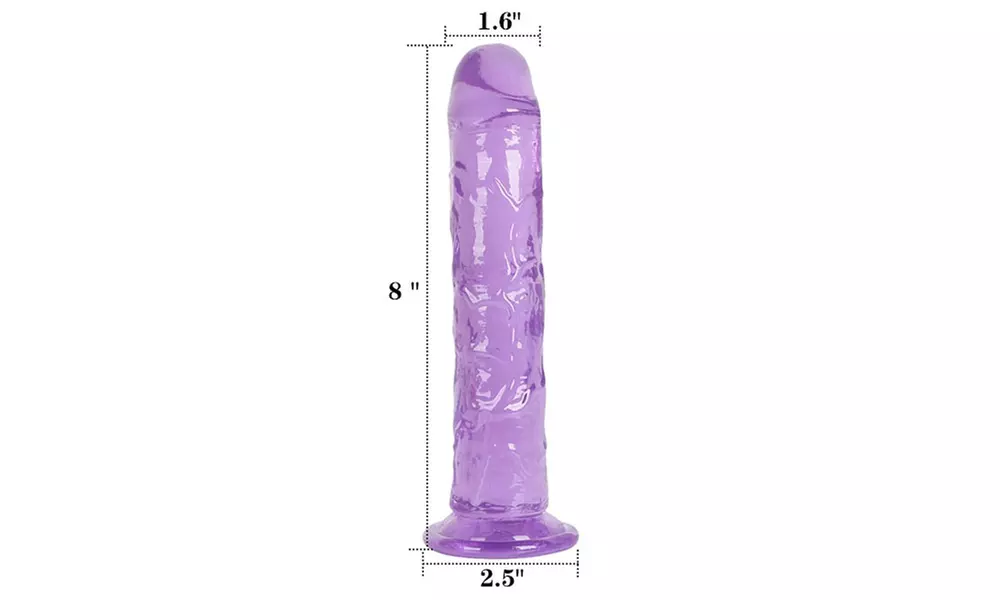 Suction Cup Dildo Clitoral 8'5 Inches Dildo Flaxible Realistic Dildo 