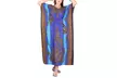 Women's Kaftan Dresses Digital Prints Long Maxi Dress With Head Scarf - Second Medium