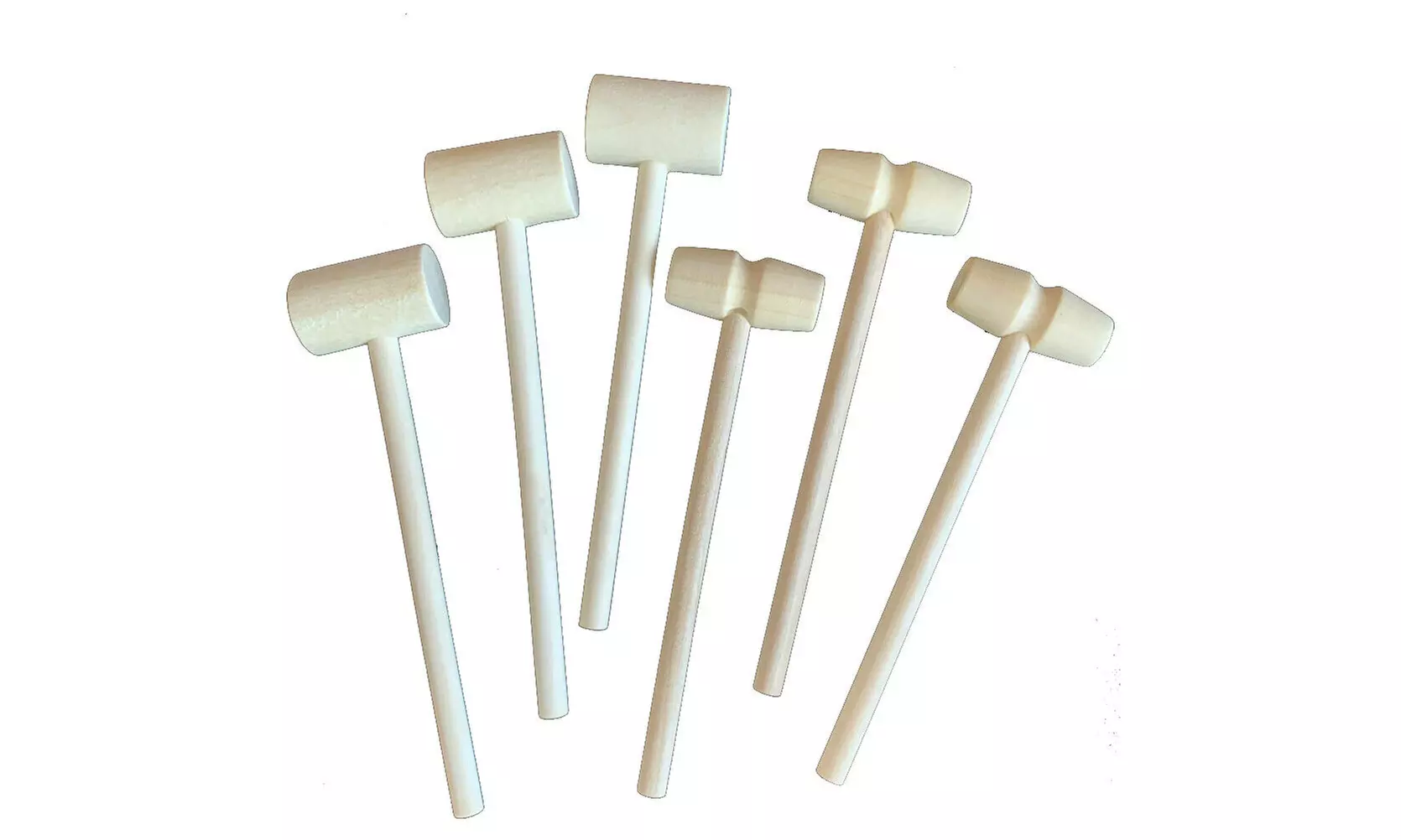 20 Pack Mini Wooden Hammer Mallet Pounding Toy Beating Gavel Toys Boys Girls - Primary Image