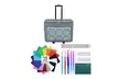 Brother ScanNCut DX Rolling Tote Bag (Gray) with 15 Sheets-Iron On Vinyl Bundle - Second Medium