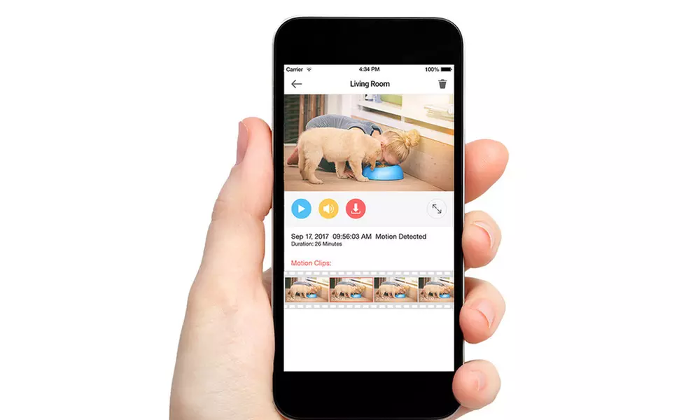 Funlux 720P HD Wi-Fi Wireless Network IP Camera with Two-Way Audio - Second Medium