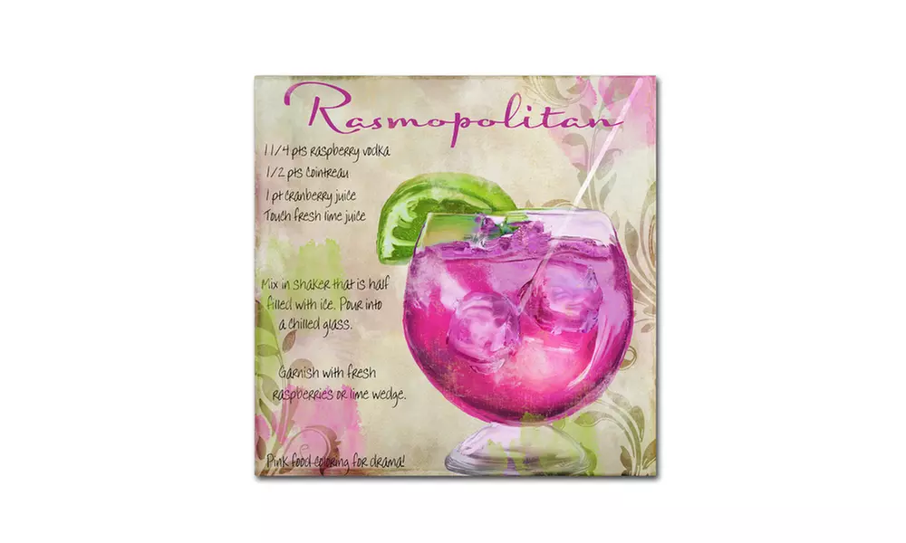 Color Bakery 'Cocktail Quartet I' Canvas Art - Primary Image