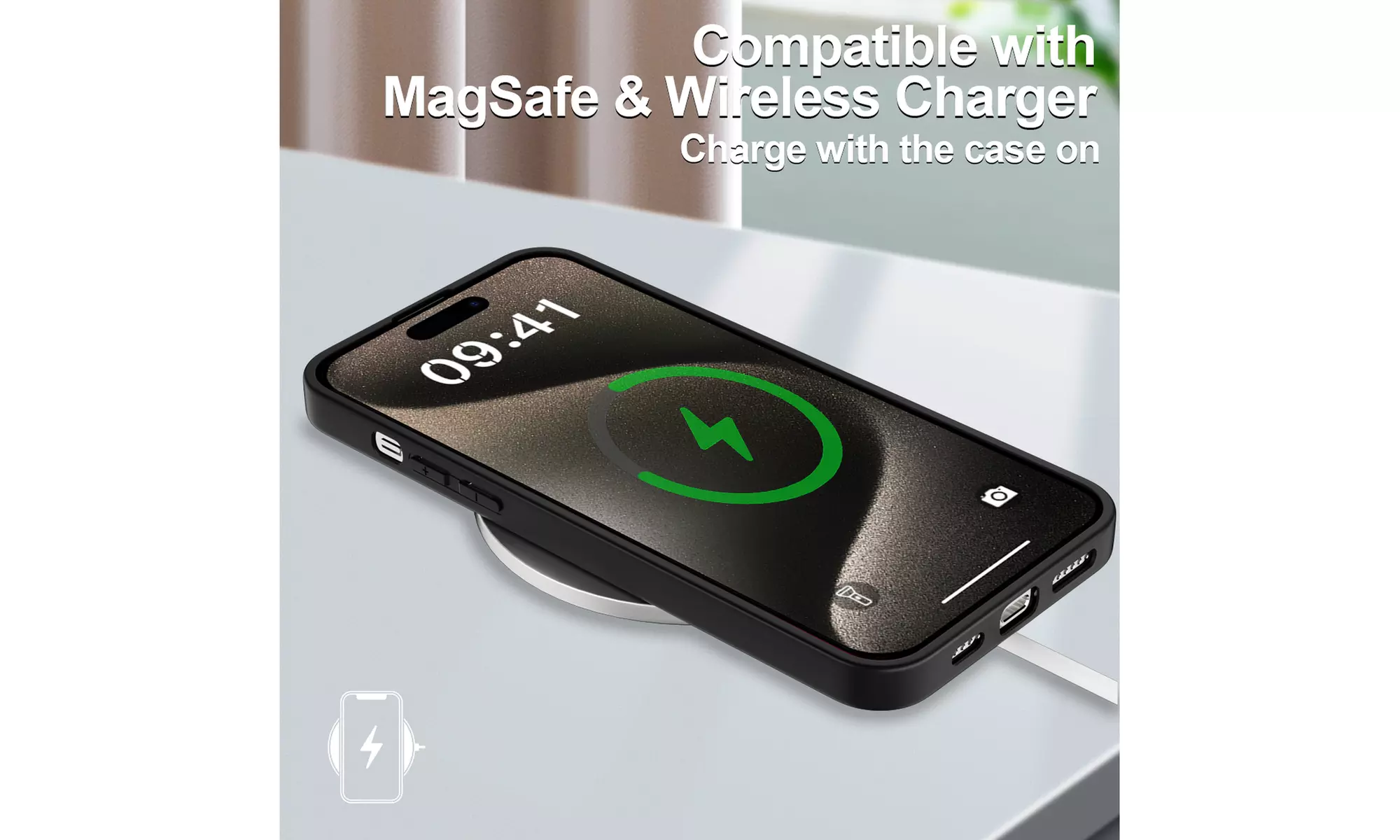 For iPhone 15 Pro Max/15 Case Shockproof Ultra Slim Soft Protective Cover