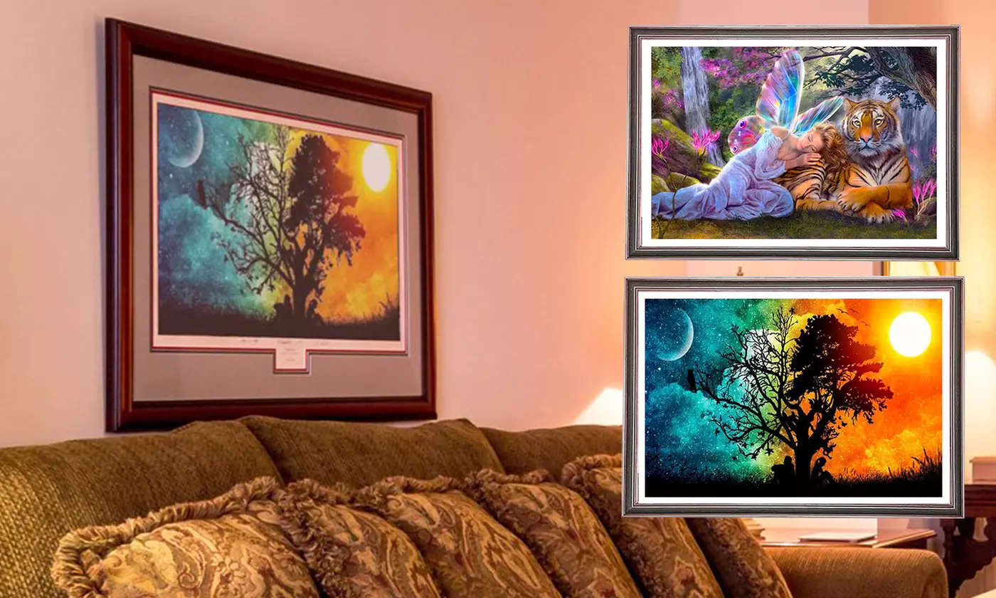 DIY 5D Gem Painting Kit Home Wall Stickers Decor Cross Stitch Art - Primary Image