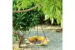 Glass Yellow Flower Bowl Hanging Bird Feeder - Second Medium