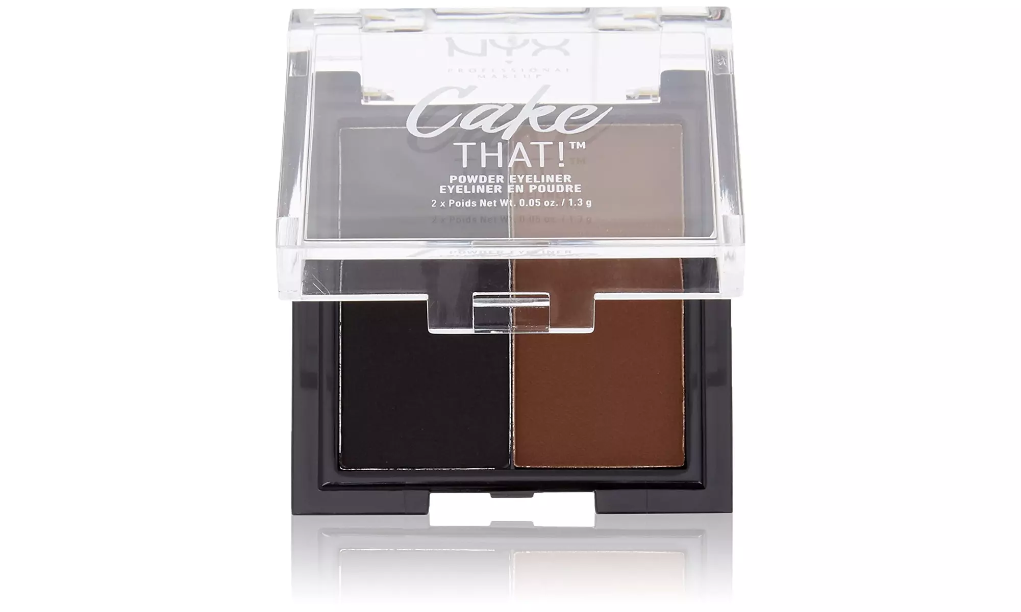 NYX Professional Makeup Cake That! Powder Eyeliner, 0.09 Ounce, Black,Brown  - Primary Image