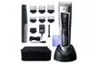 Hatteker HC-572 Titanium Ceramic Blade Multi-Grooming Hair Clipper 12pc. Set - Second Medium