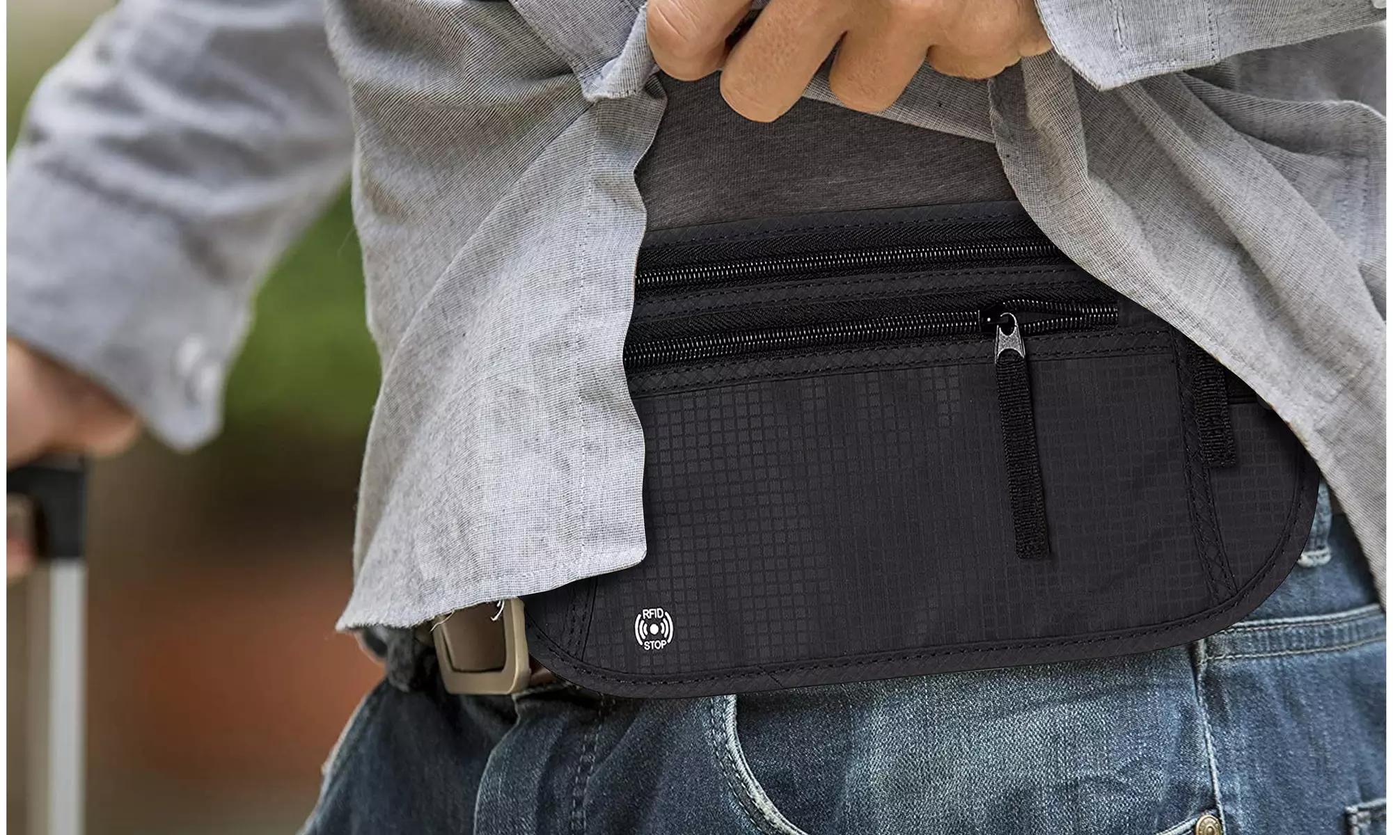 Extra Slim Money Belt and Passport Holder For Travel - Primary Image