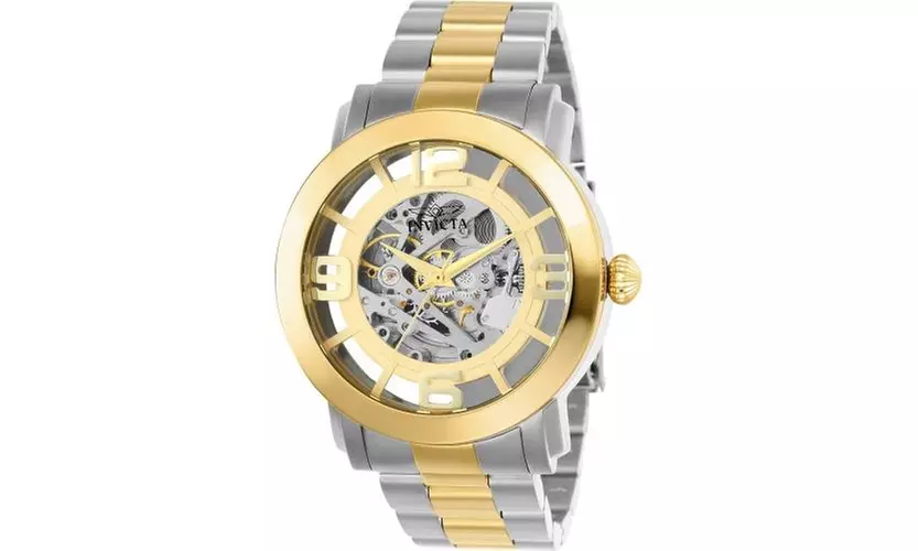 Invicta Men's 22583 Vintage Automatic 3 Hand Gold Dial Watch - Primary Image
