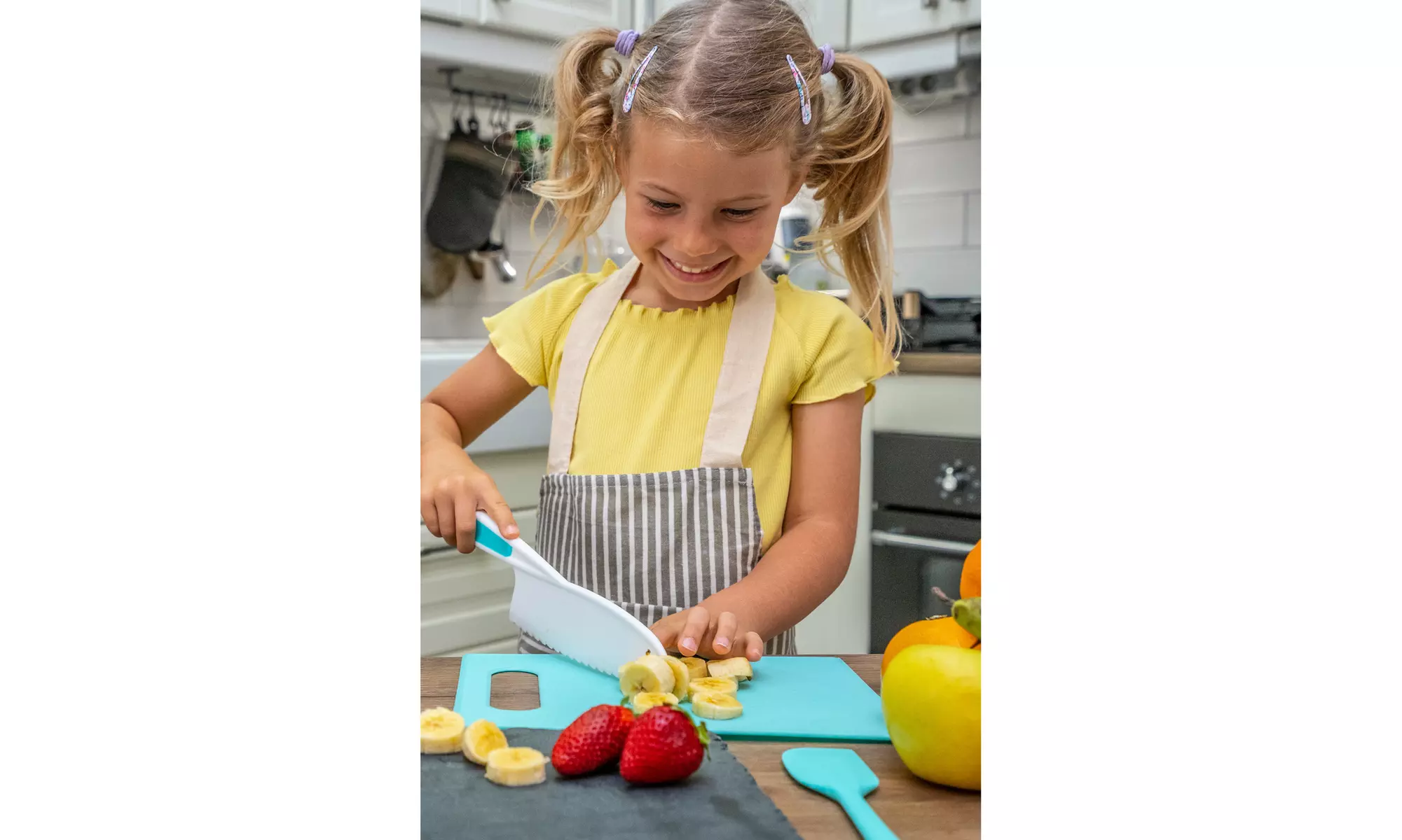 Tovla Jr. Knives for Kids 3-Piece Nylon Kitchen Knife Set - Second Medium