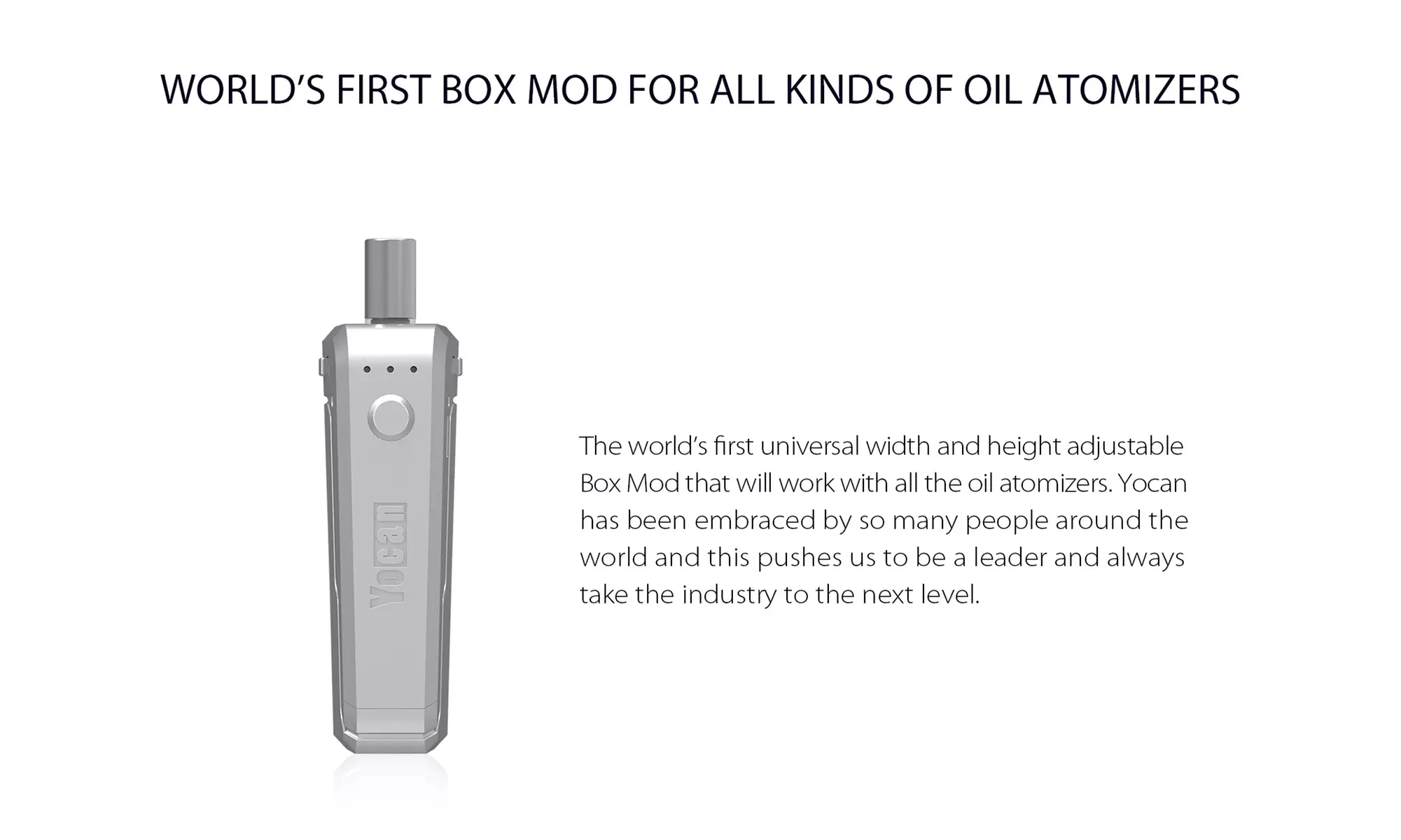 Yocan UNI Universal Vaporizer Portable Mod Box 510 Thread Vape 