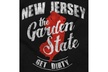 New Jersey Garden State Get Dirty NJ Strong Ladies T Shirt - Second Medium