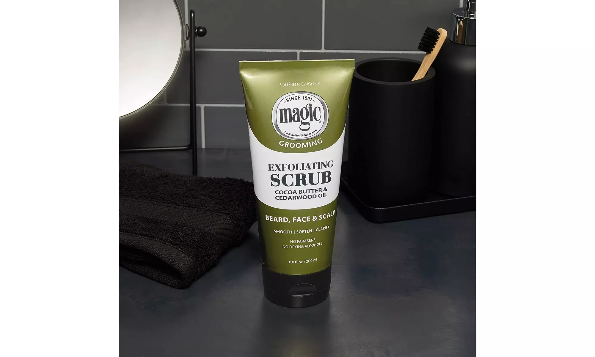 Magic Grooming Exfoliating Scrub for Beard, Skin and Scalp, 6.8 fl oz - Second Medium