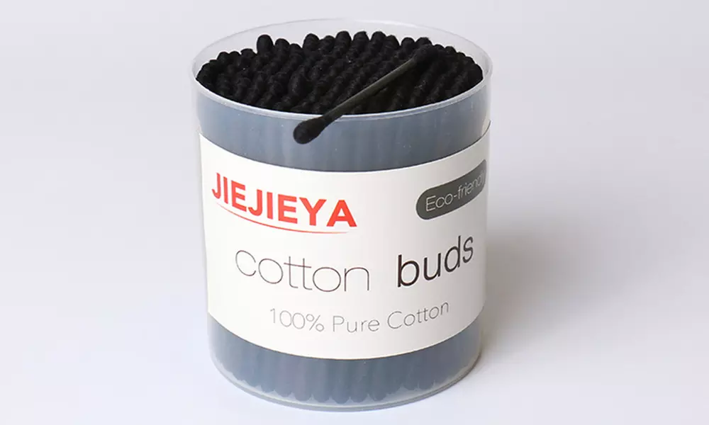 200 Pack Bamboo Charcoal Cotton Swabs