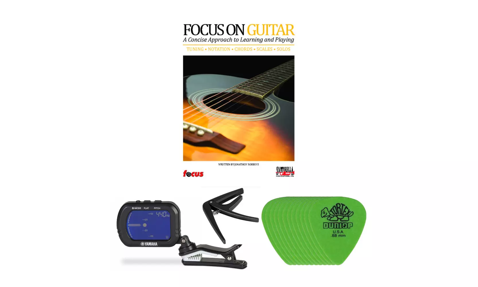 Focus on Guitar - A Concise Approach to Learning(with CD) and Guitar Accessories - Primary Image