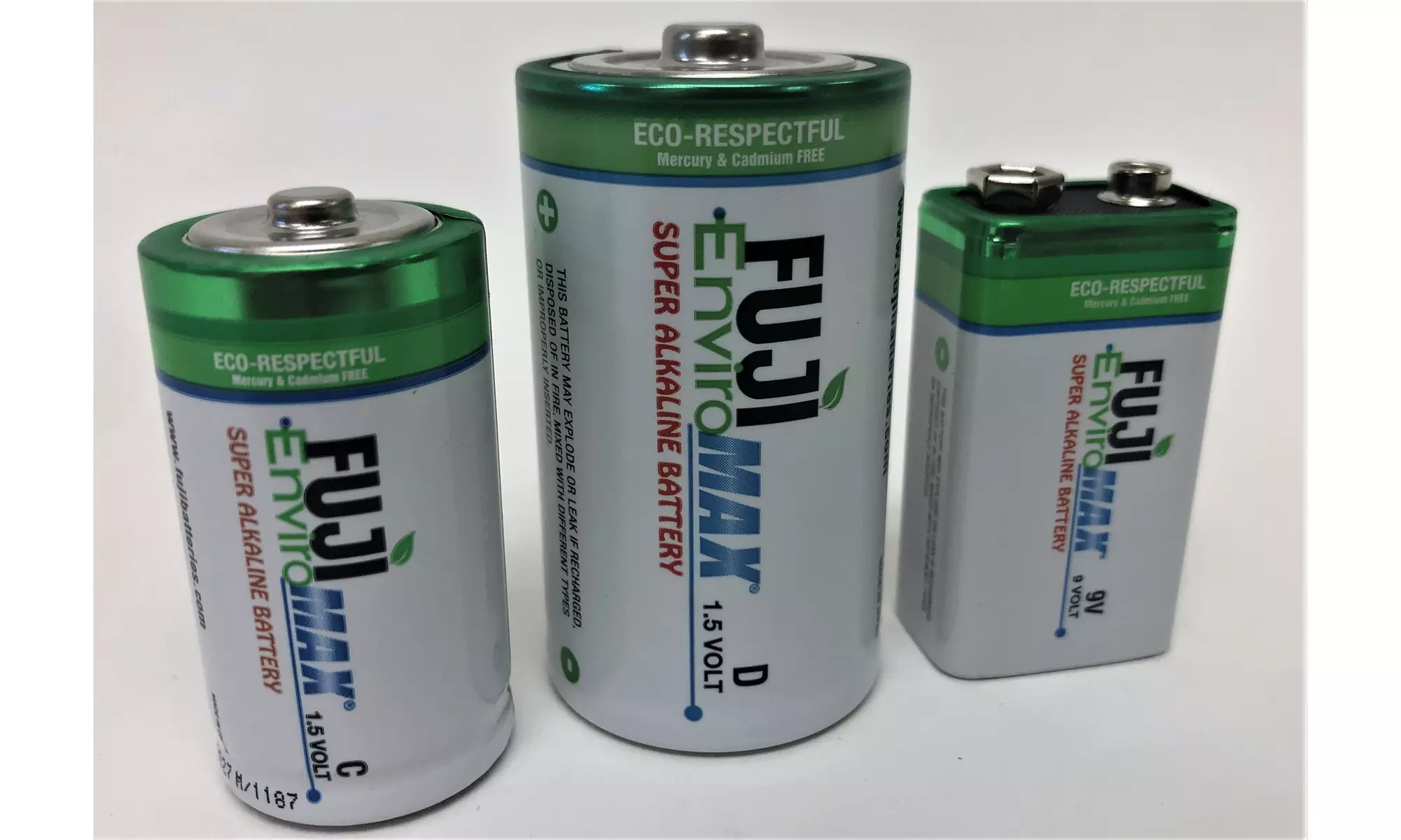 Fuji Enviromax Super Alkaline C, D or 9V Batteries (12 pack) - Primary Image
