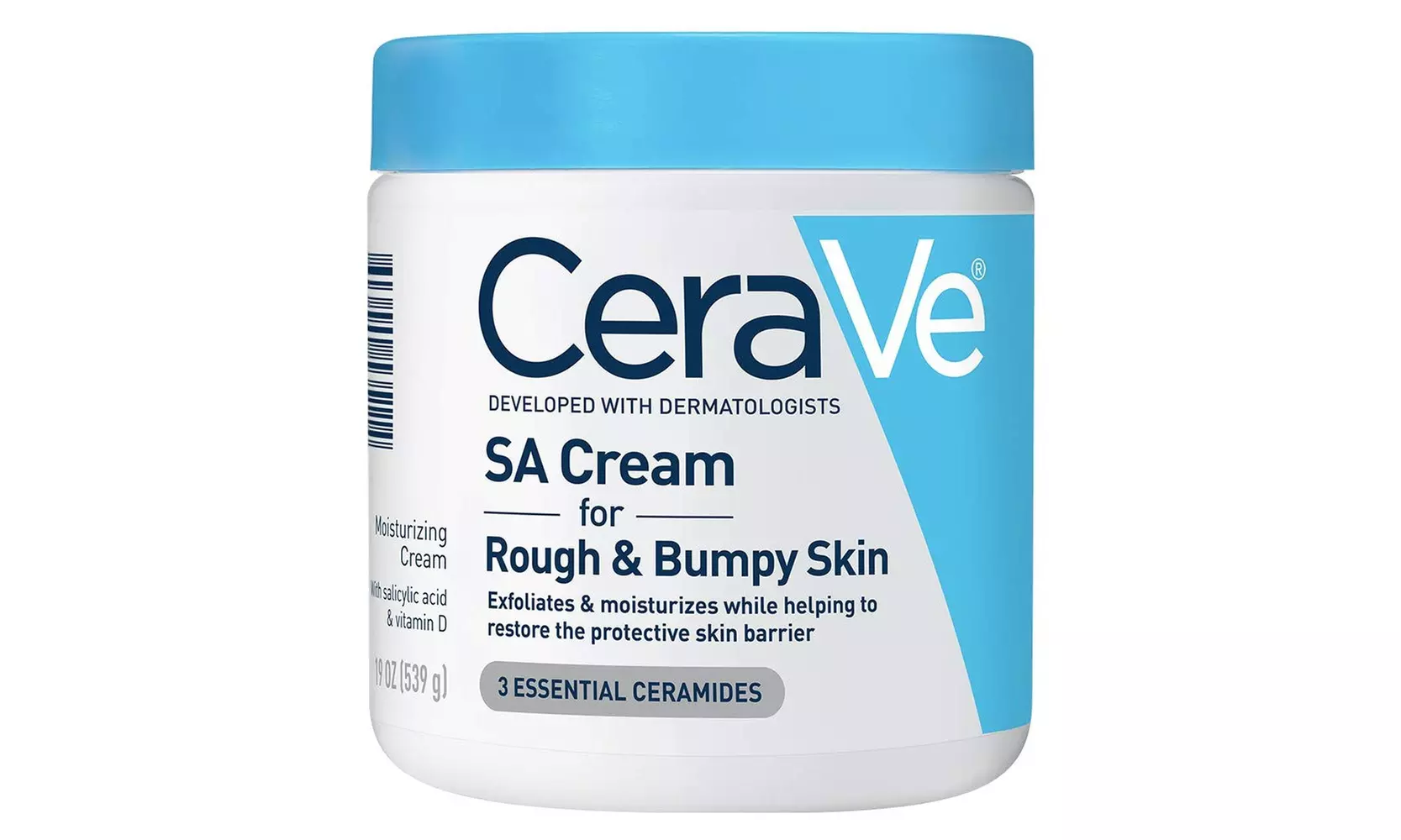 Cerave SA Cream-19 oz-Renewing Salicylic Acid Body Cream for Rough & Bumpy Skin - Primary Image
